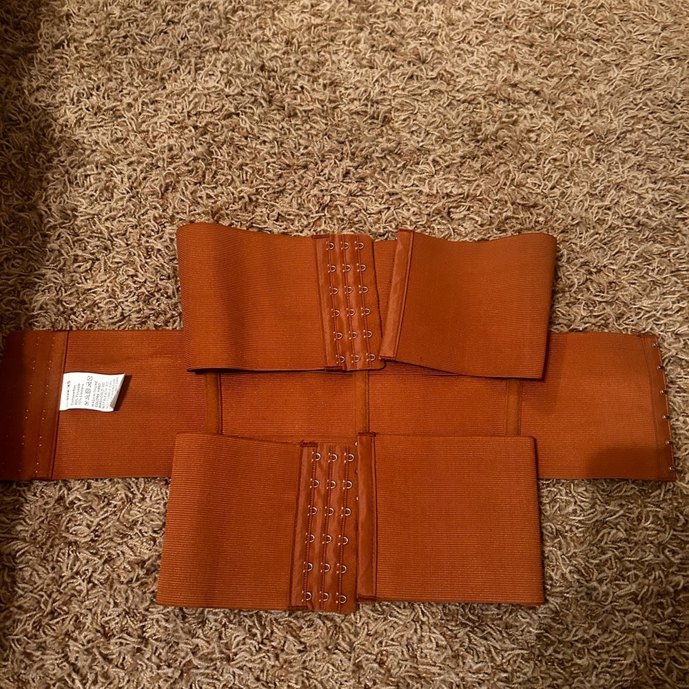 Waist Trainer Postpartum Double Belt Corset for Women Adjustable Corset.